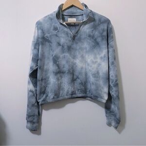 AEO crop tie dye sweatshirt